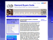 Tablet Screenshot of diamond-buyers-guide.com